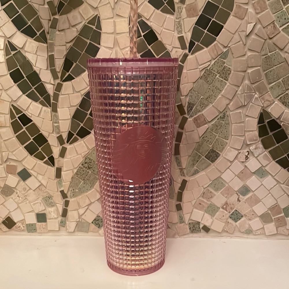 Pink starbucks cup